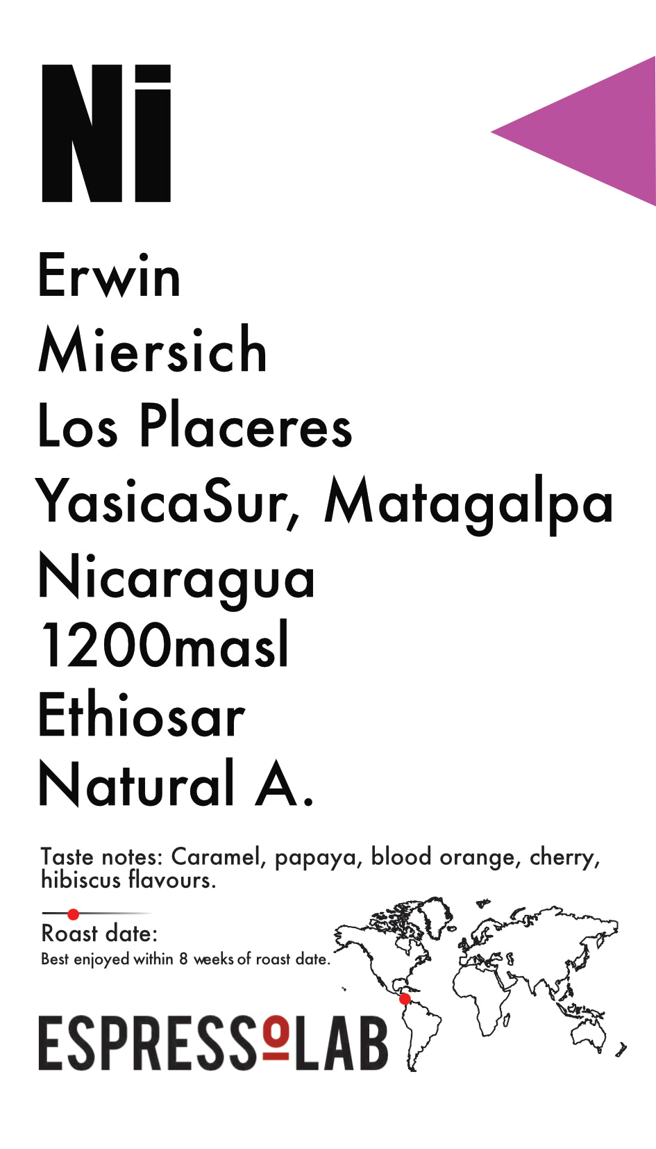 NICARAGUA, Erwin Miersich, Los Placeres, Yasica Sur, Matagalpa