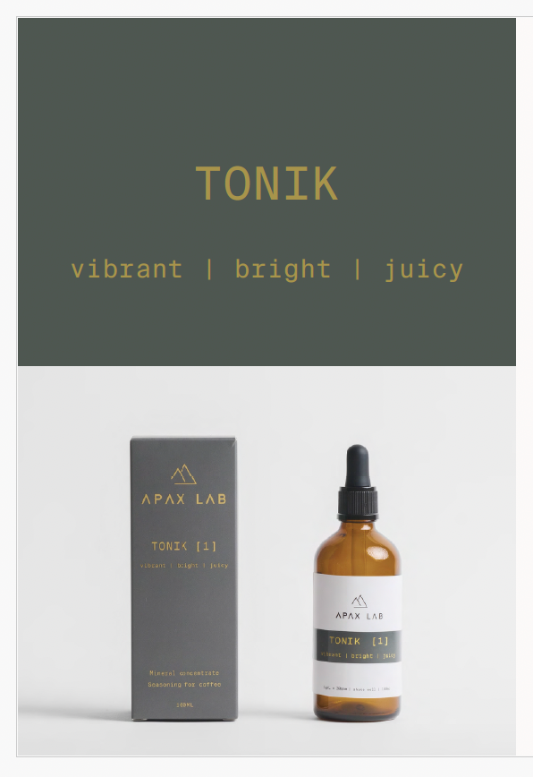 Sundries - APAX LAB BOX SET mineral water concentrates